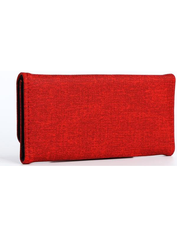 Кошелёк на магните, цвет красный