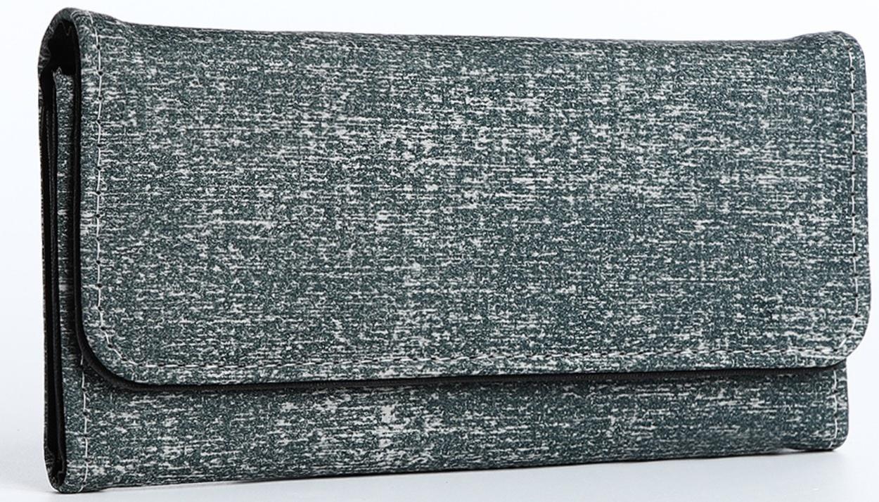 Кошелёк на магните, цвет серый