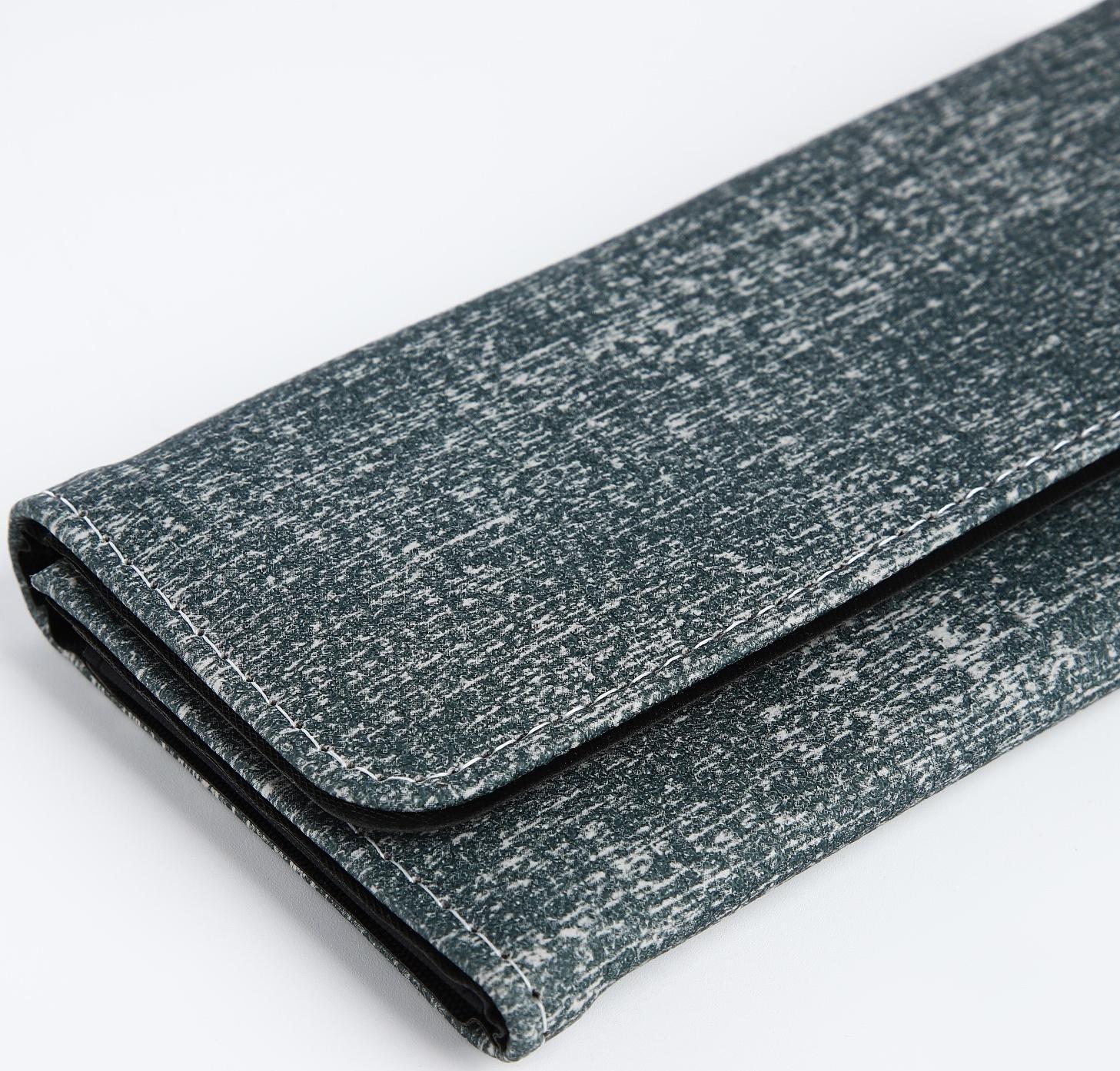 Кошелёк на магните, цвет серый