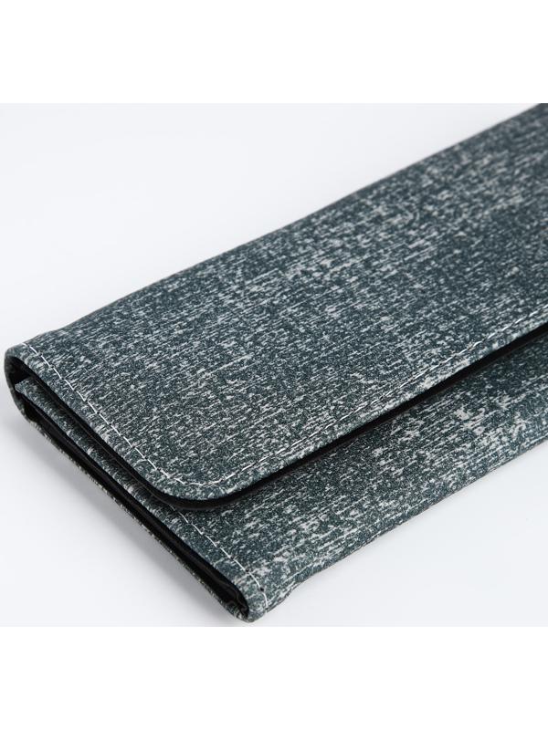 Кошелёк на магните, цвет серый