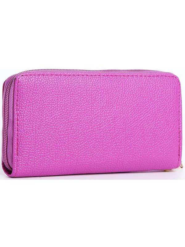Кошелёк на молнии, цвет сиреневый