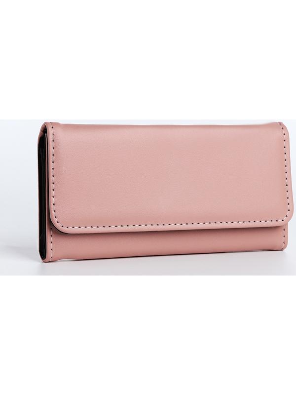 Кошелёк на магните, цвет розовый