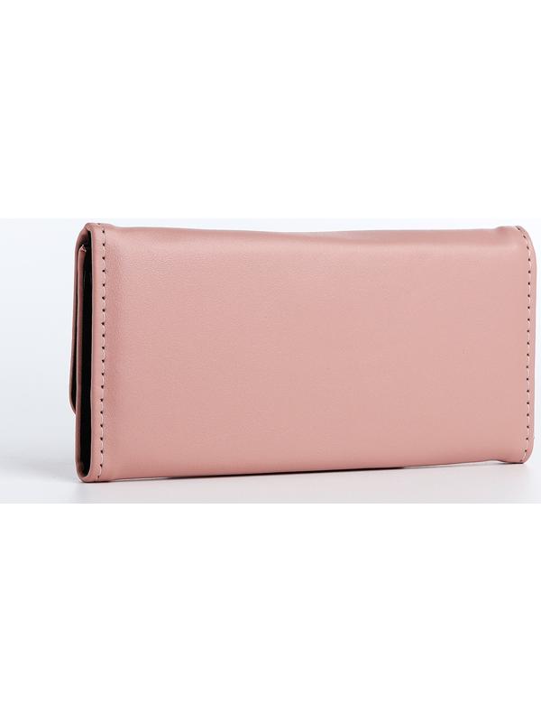 Кошелёк на магните, цвет розовый