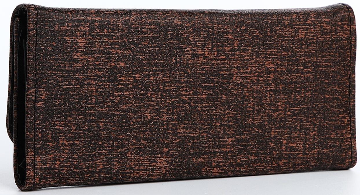 Кошелёк на магните, цвет коричневый