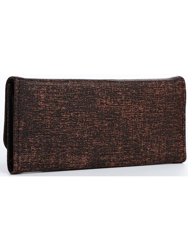 Кошелёк на магните, цвет коричневый