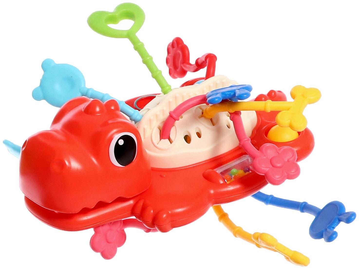 Развивающая игрушка «Динозаврик», цвета МИКС