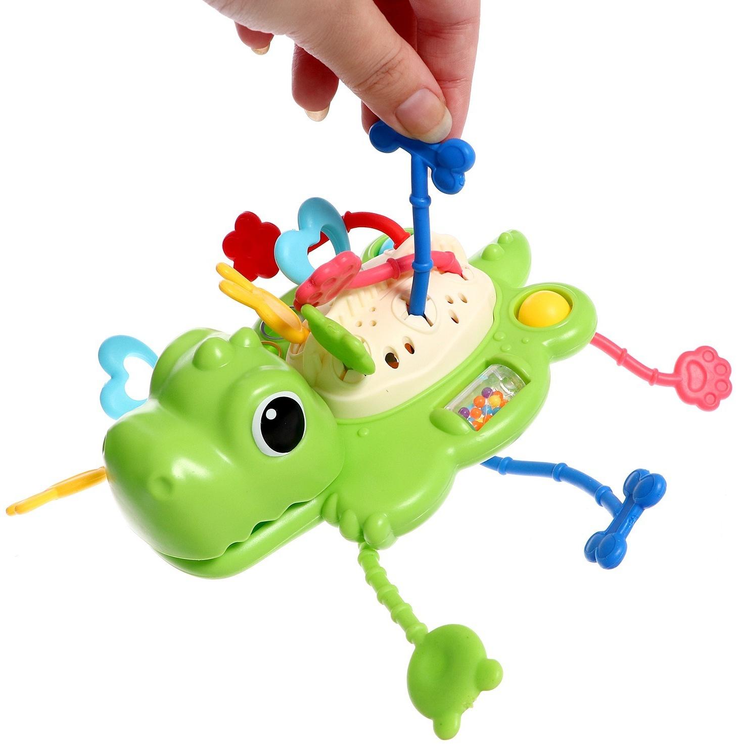 Развивающая игрушка «Динозаврик», цвета МИКС