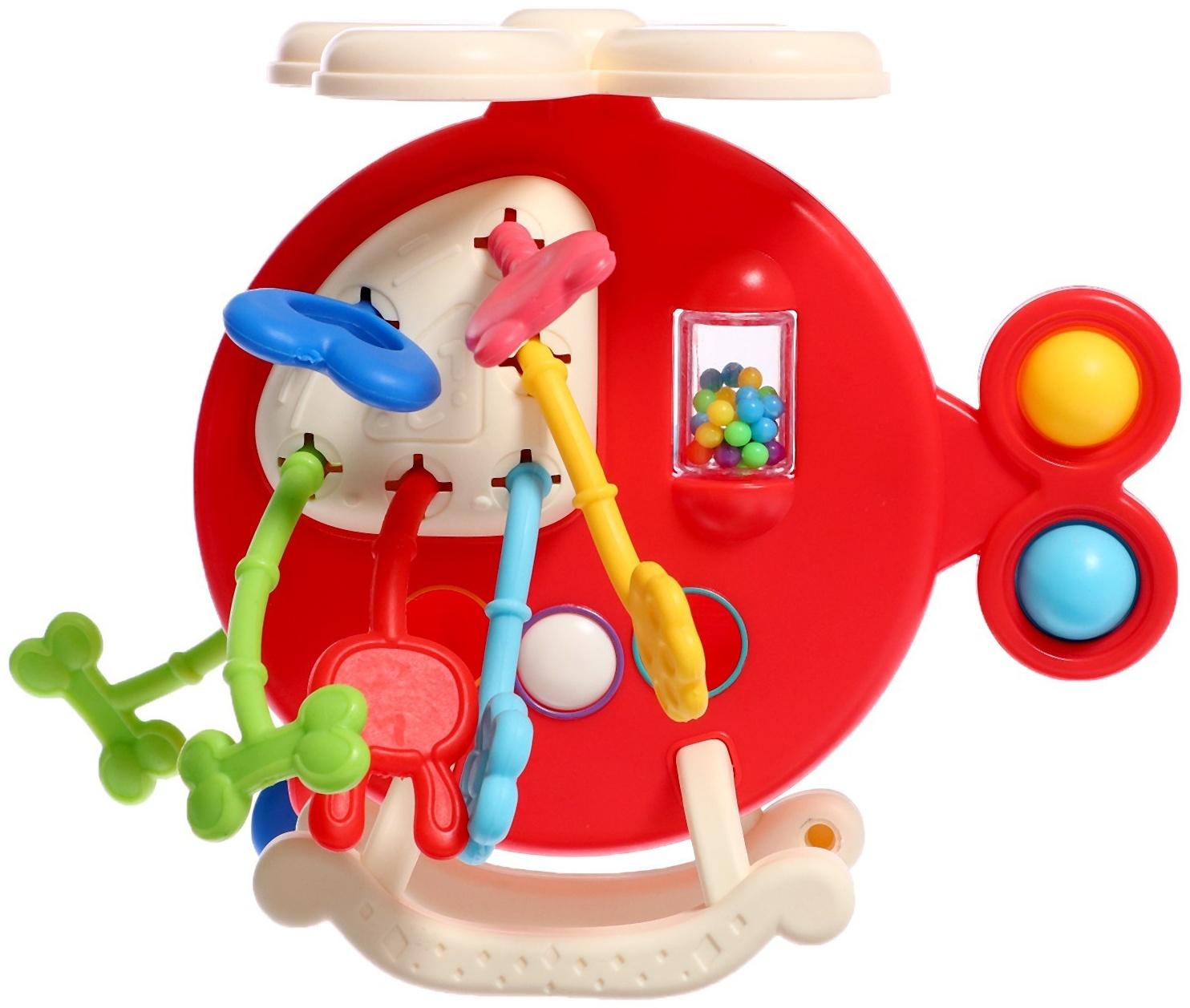 Развивающая игрушка «Вертолётик», цвета МИКС