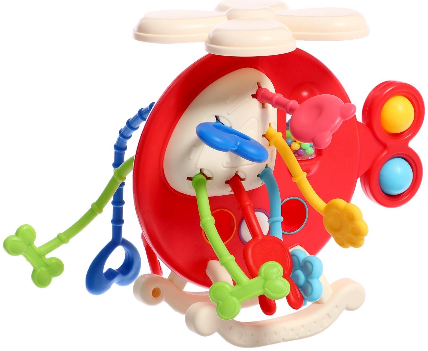 Развивающая игрушка «Вертолётик», цвета МИКС