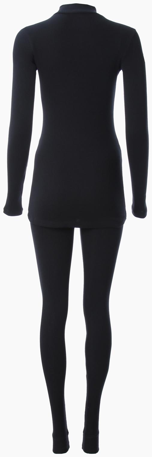 Термобельё женское (лонгслив, лосины) MINAKU цвет тёмно-синий, размер 52