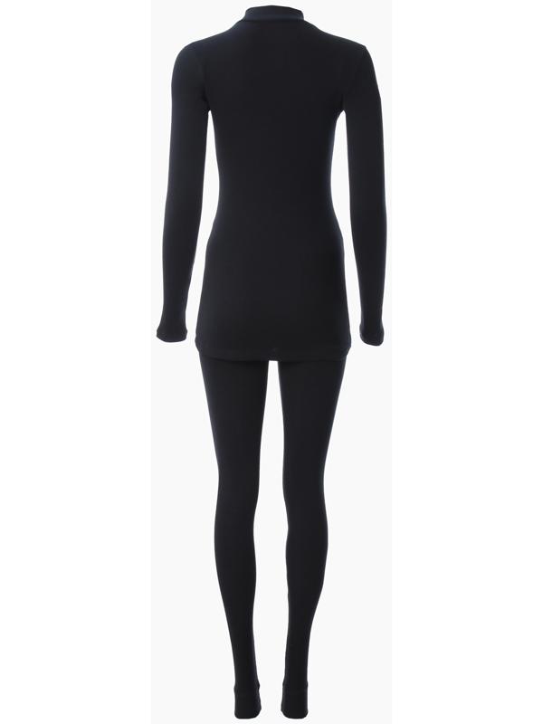 Термобельё женское (лонгслив, лосины) MINAKU цвет тёмно-синий, размер 54