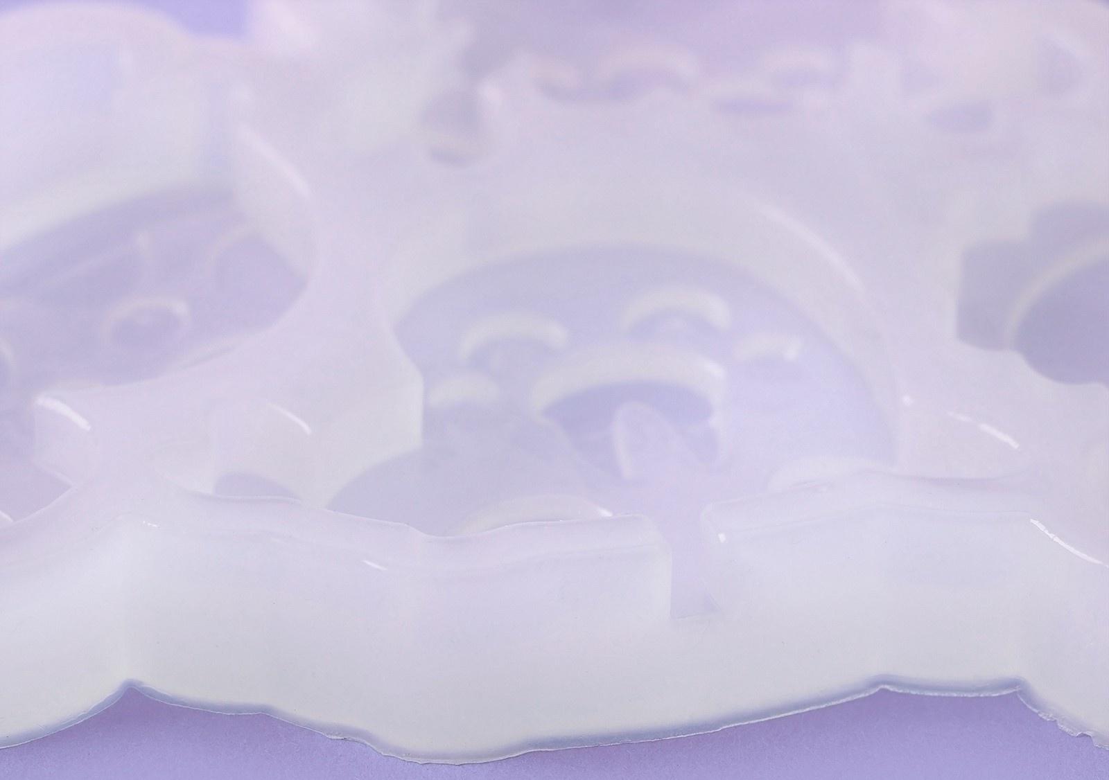 Силиконовый молд для леденцов и шоколада «Морской мир», 9,8×7,5×1 см, цвет прозрачный