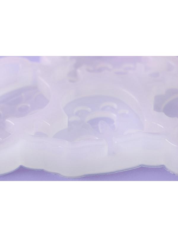 Силиконовый молд для леденцов и шоколада «Морской мир», 9,8×7,5×1 см, цвет прозрачный