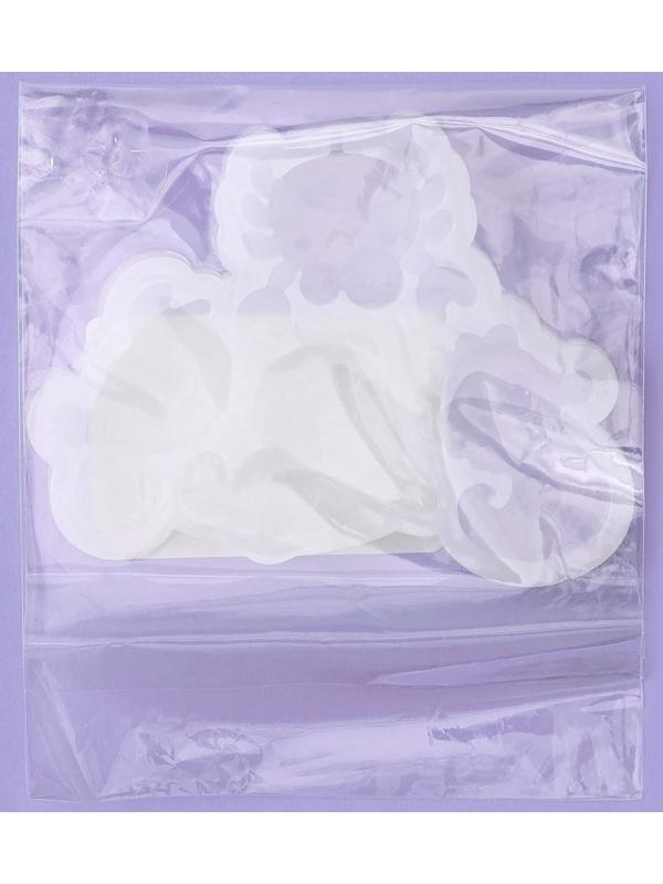 Силиконовый молд для леденцов и шоколада «Морской мир», 9,8×7,5×1 см, цвет прозрачный