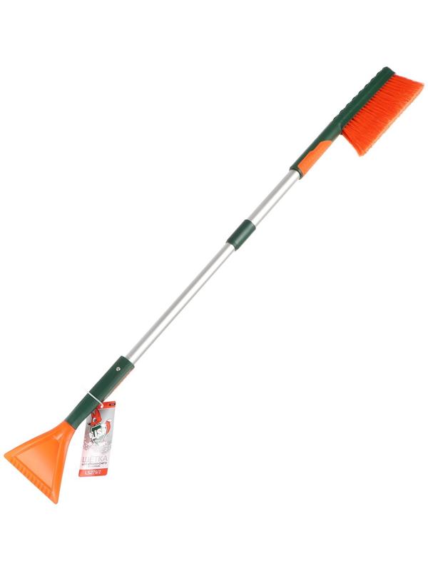 Щётка сметка со скребком Li-Sa телескопическая, 82-100 см