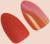 Накладные ногти, 24 шт, с клеевыми пластинами, форма миндаль, матовый/голография, цвет коралловый