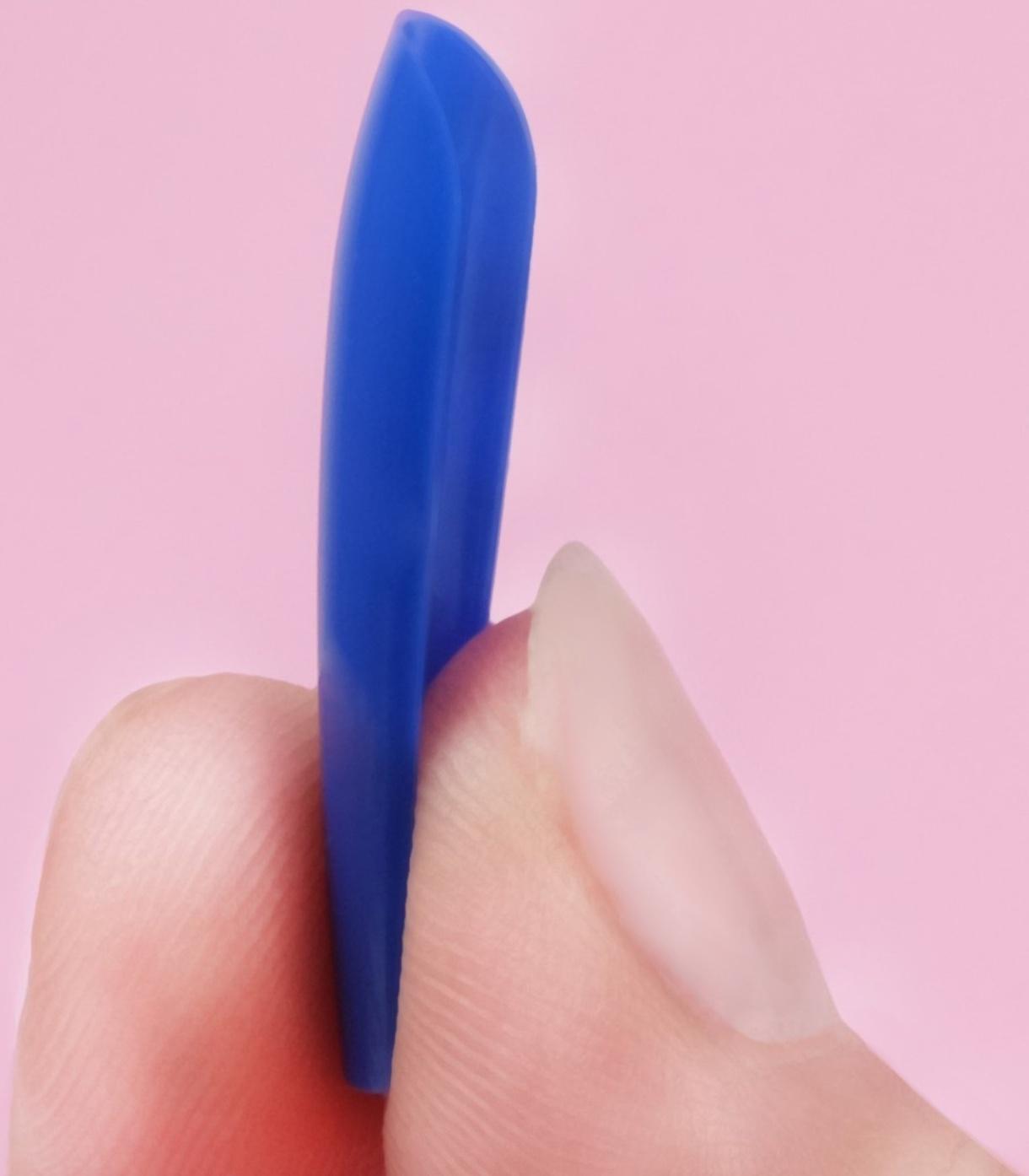 Накладные ногти, 24 шт, форма балерина, цвет тёмно-синий