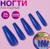 Накладные ногти, 24 шт, форма балерина, цвет тёмно-синий