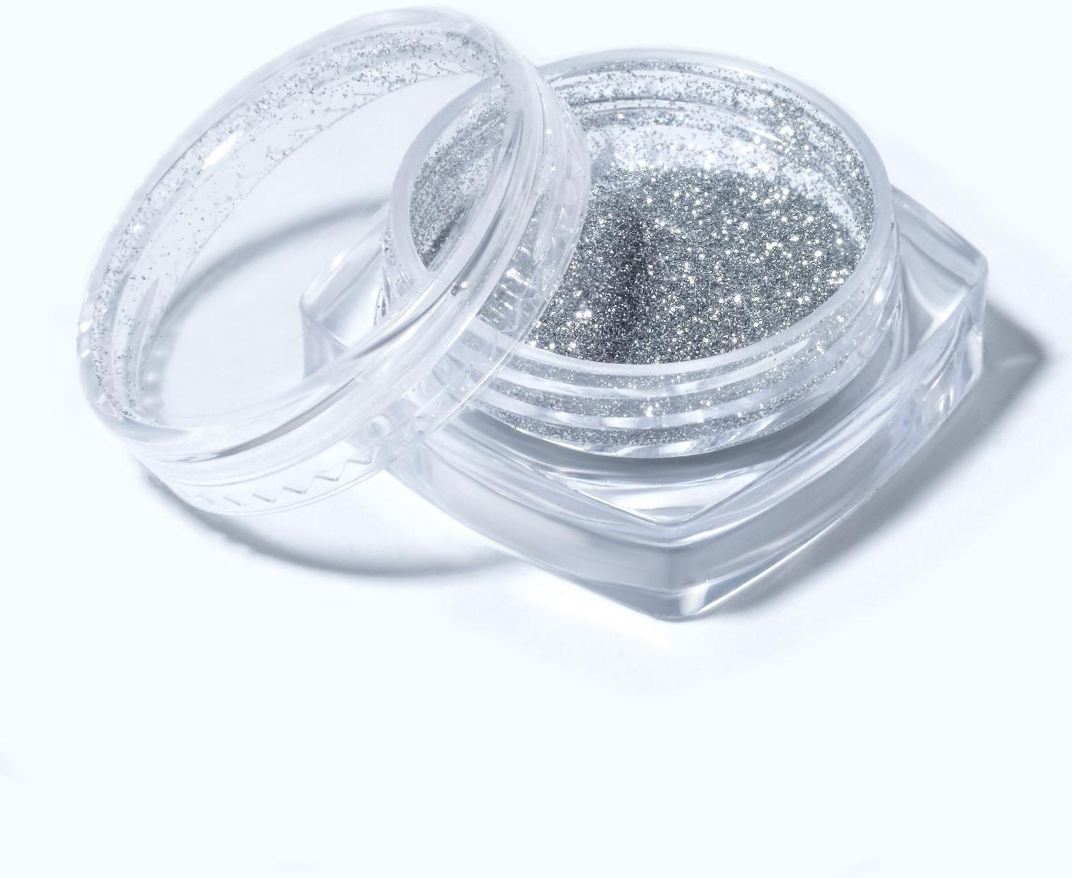 Блёстки для декора, светоотражающие, мелкие, цвет серебристый