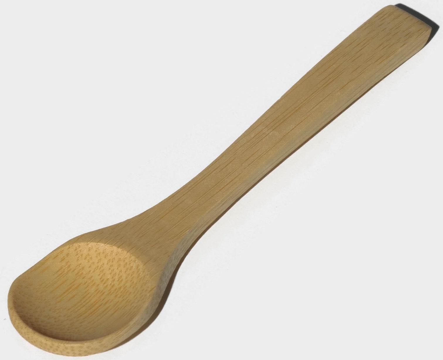 Банка стеклянная для сыпучих продуктов с бамбуковой крышкой и ложкой BellaTenero «Эко» 280 мл, 8,5×7×11 см