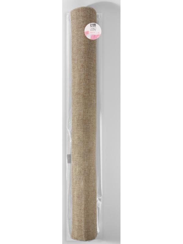 Ткань из джута, 70 ± 5 см, 4,5 ± 0,5 м, цвет бежевый