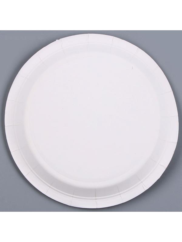 Тарелка бумажная «Золотые сердца», в наборе 6 шт.