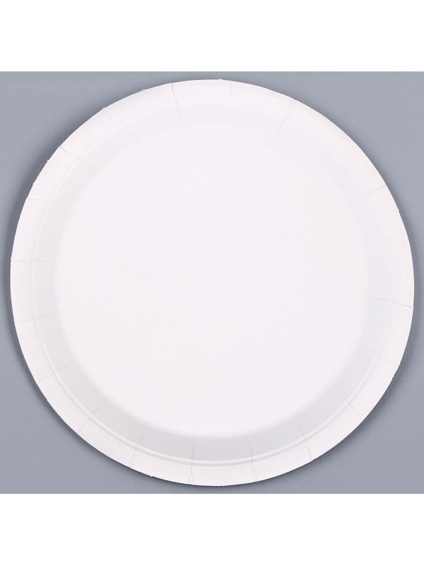 Тарелка бумажная «Розовые звезды», в наборе 6 шт.