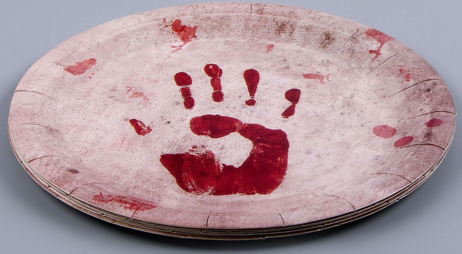 Тарелка бумажная «Счастливого хэллоуина», в наборе 6 шт.