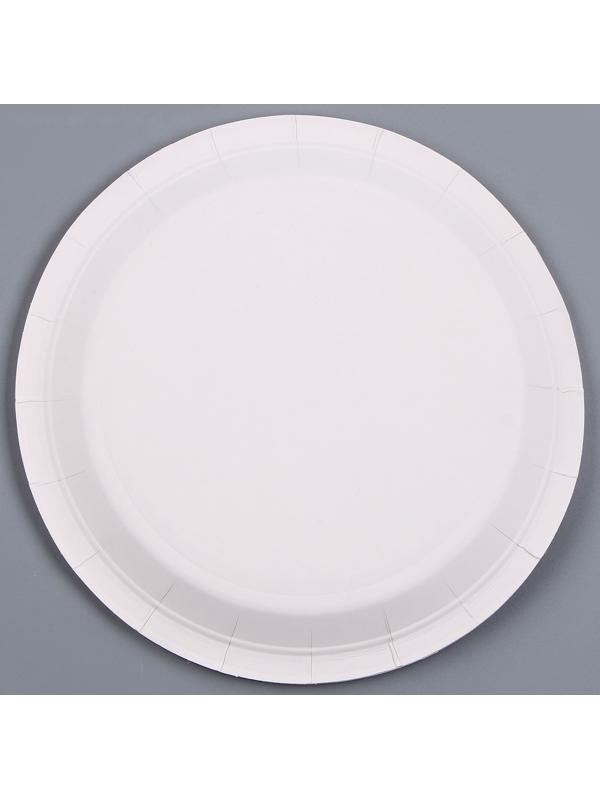 Тарелка бумажная «С днём рождения», набор 6 шт., цвет розовый