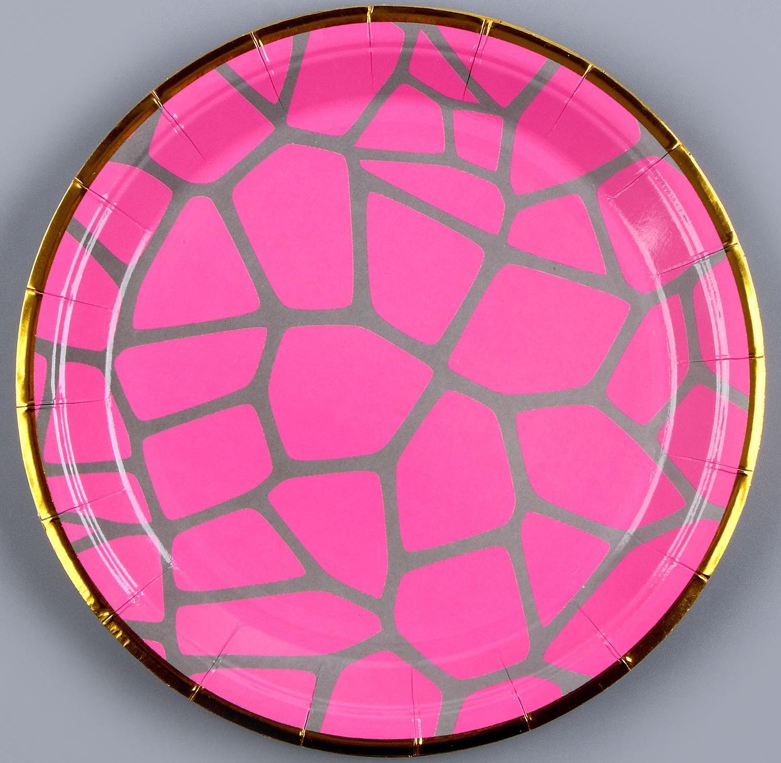 Тарелка бумажная, в наборе 6 шт.