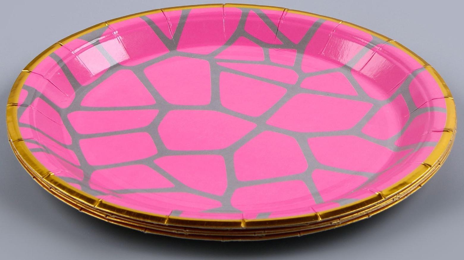 Тарелка бумажная, в наборе 6 шт.