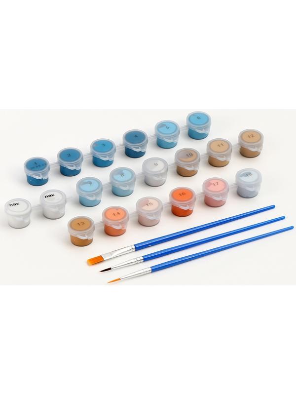 Картина по номерам с золотой краской «Берег», 40 × 50 см