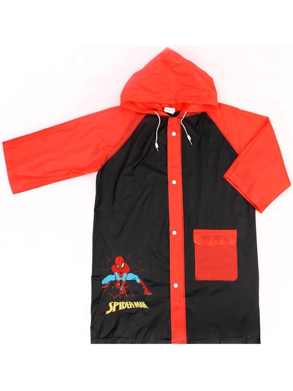 Дождевик детский, размер M, 100-110 см, Человек-паук