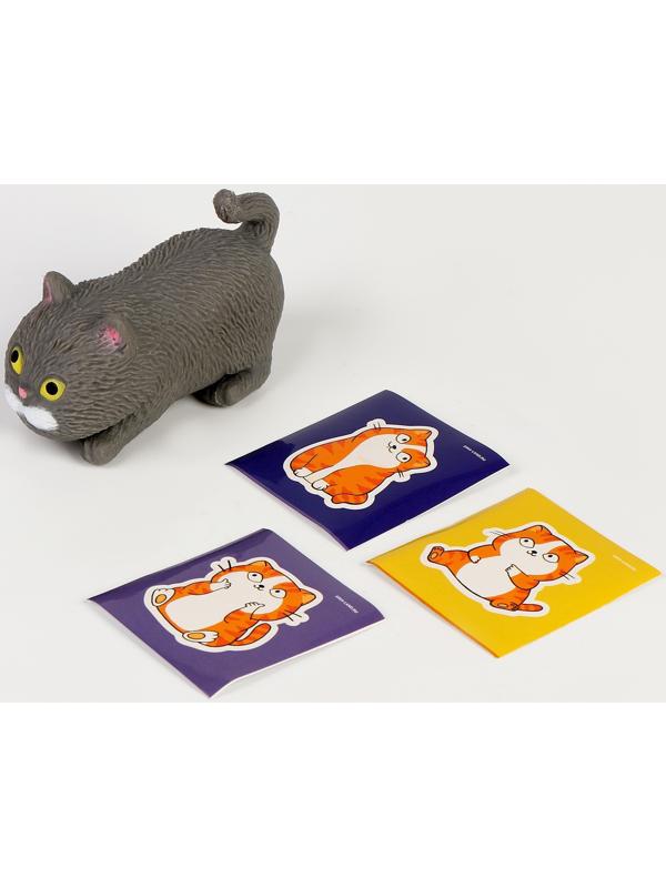 Игрушка-антистресс «Котик» с наклейками