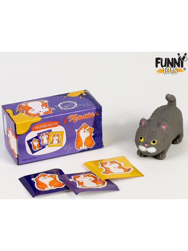 Игрушка-антистресс «Котик» с наклейками