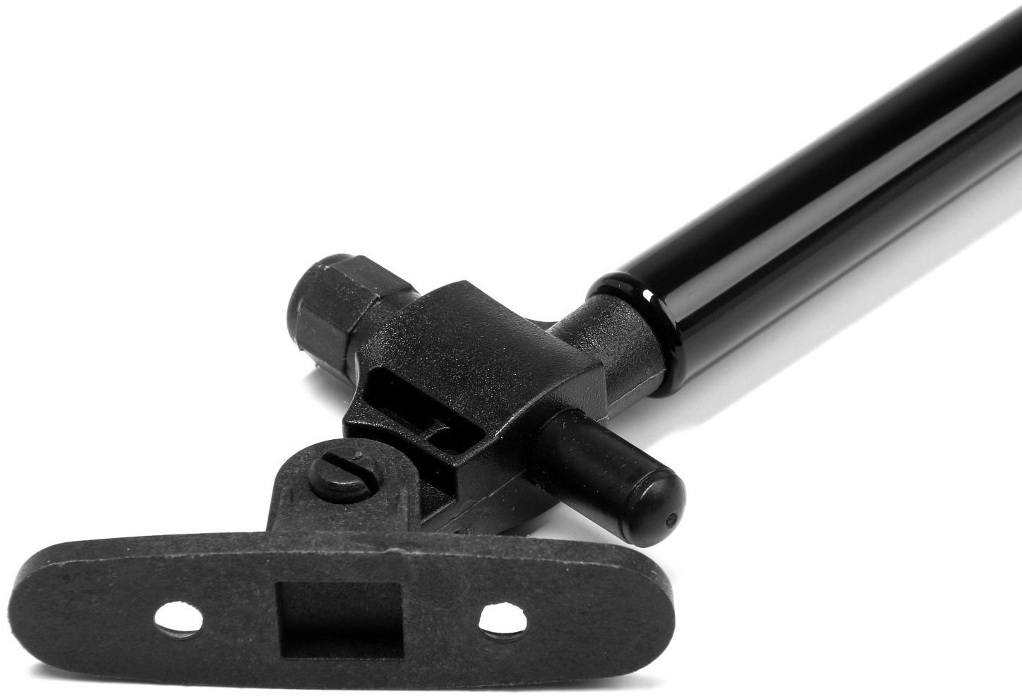 Газовый лифт ТУНДРА GG080BL, 80N, с доводчиком, цвет черный