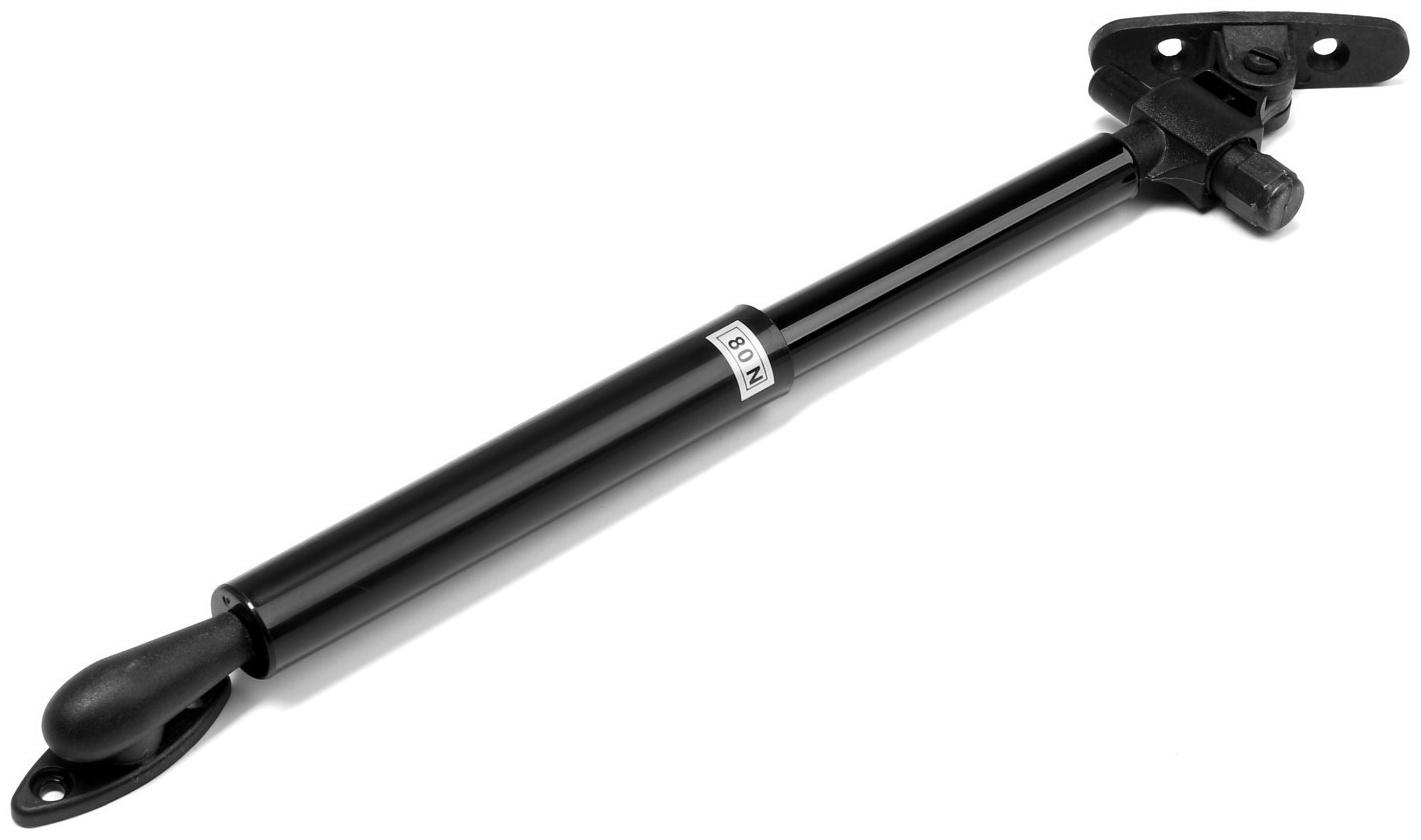 Газовый лифт ТУНДРА GG080BL, 80N, с доводчиком, цвет черный