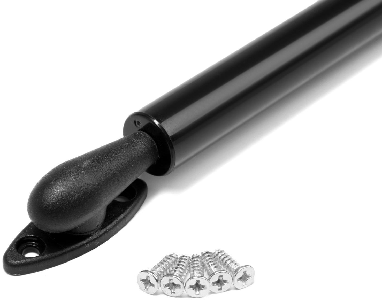 Газовый лифт ТУНДРА GG080BL, 80N, с доводчиком, цвет черный