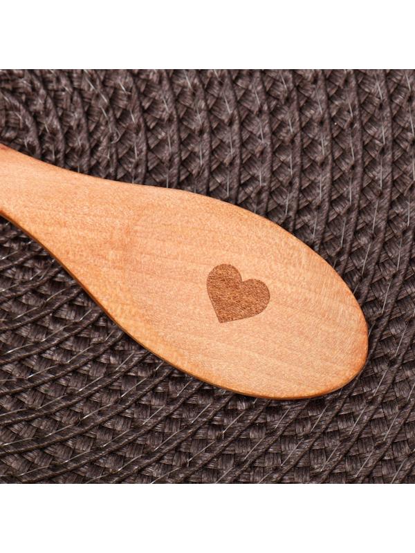 Ложка для специй «Щепотка любви», дерево, 13 см