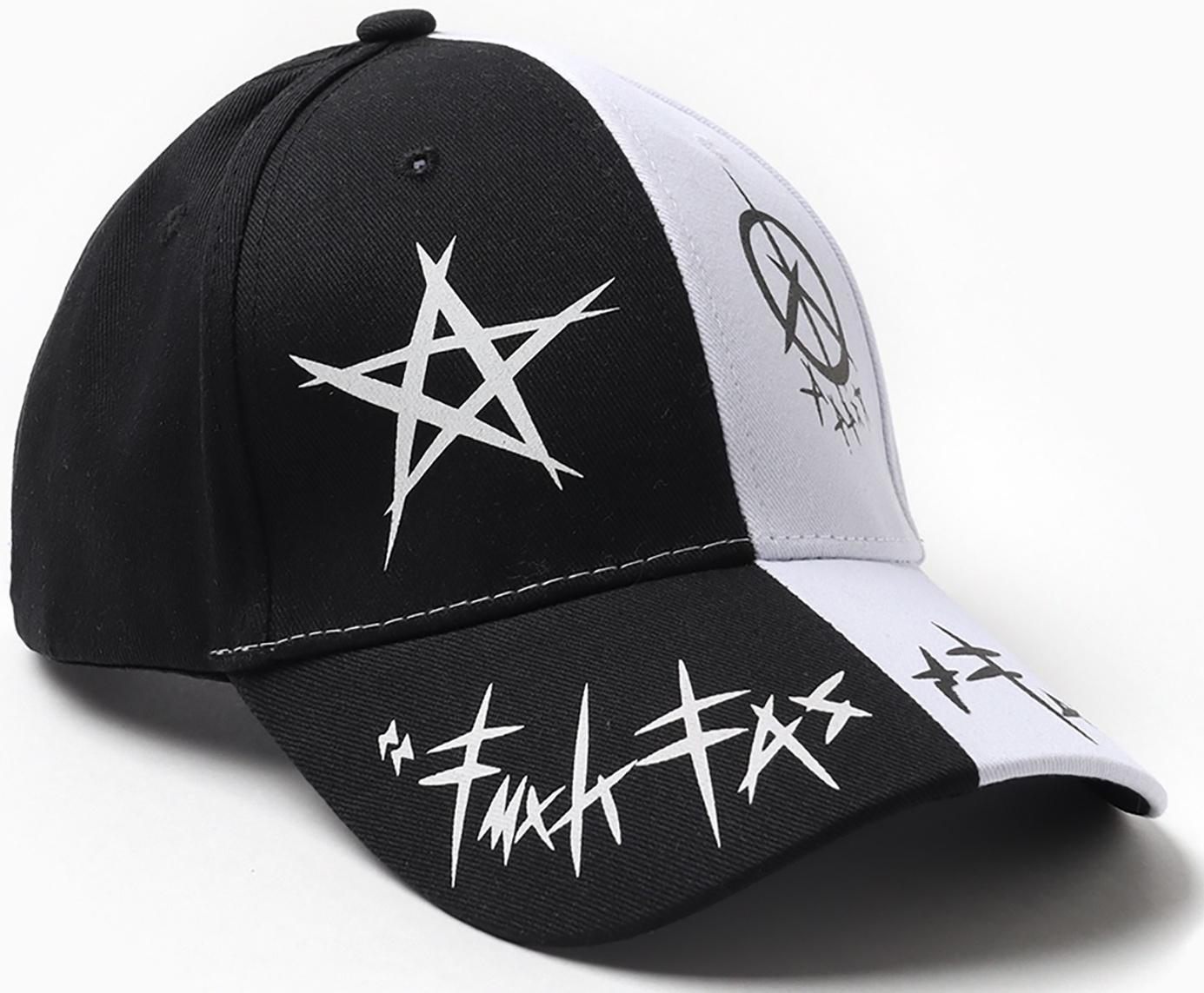 Кепка женская MINAKU, цвет черно-белый, р-р 54-56