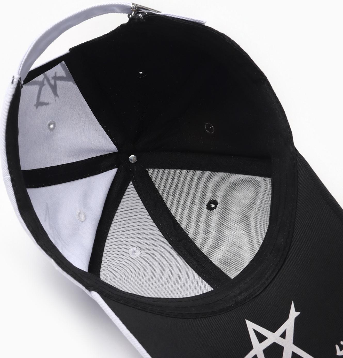 Кепка женская MINAKU, цвет черно-белый, р-р 54-56