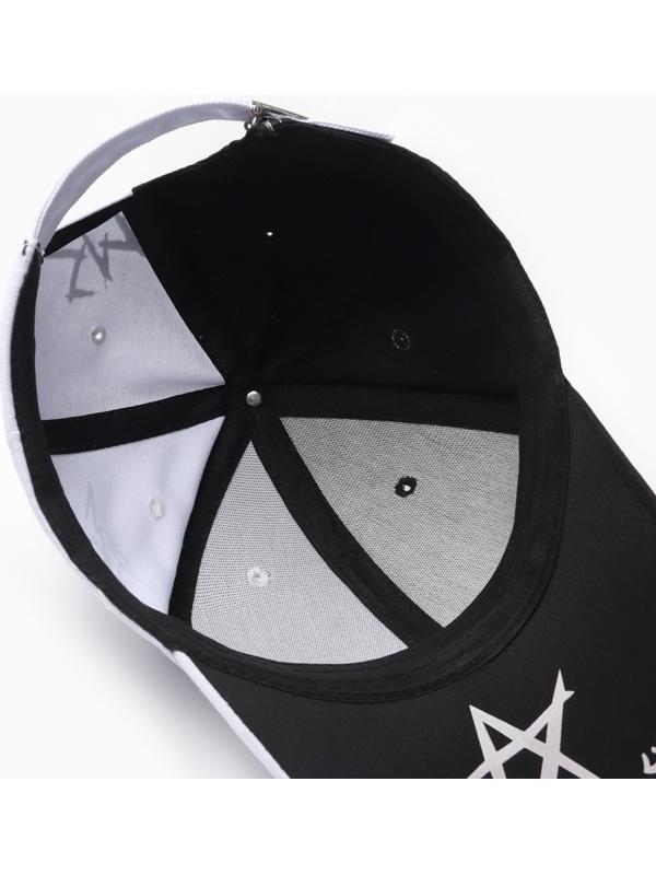 Кепка женская MINAKU, цвет черно-белый, р-р 54-56