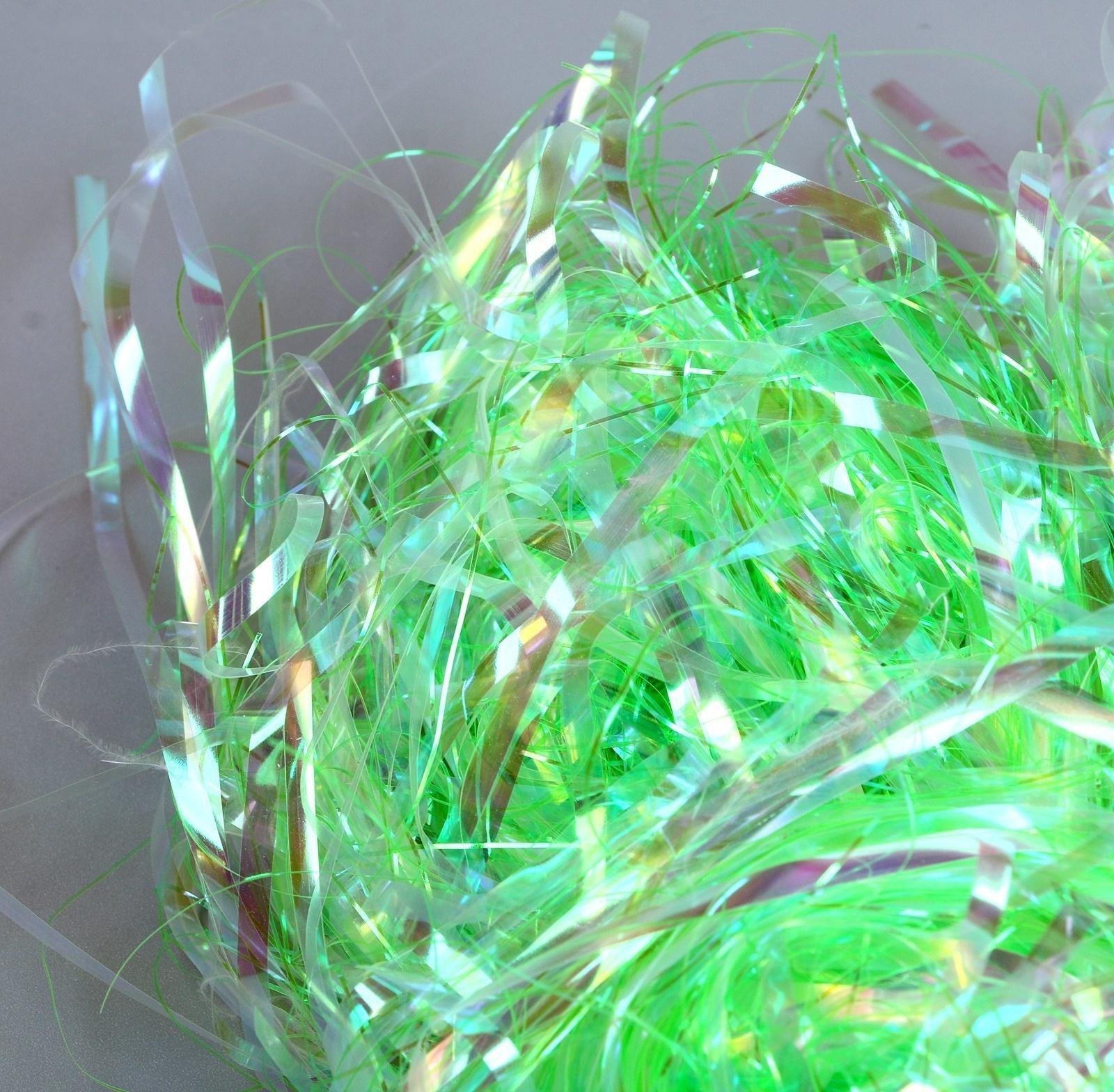 Набор для творчества и декора «Перья белые + наполнитель», цвет зеленый