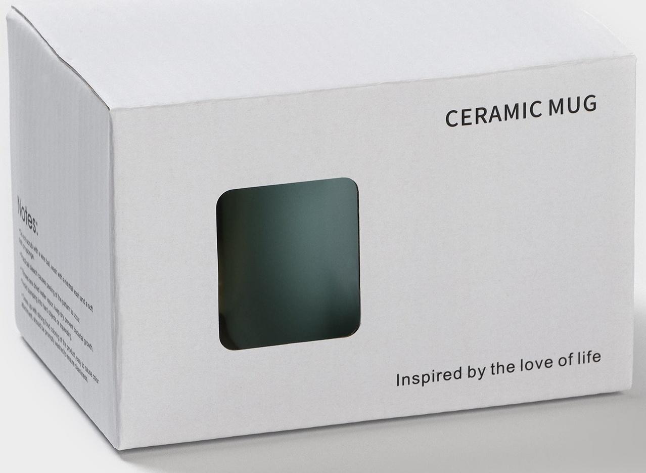 Кружка керамическая «Воздух», 300 мл, цвет голубой и жёлтый