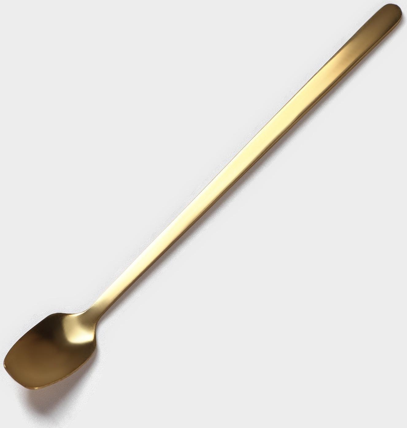 Кружка керамическая с ложкой Simple, 350 мл, цвет белый