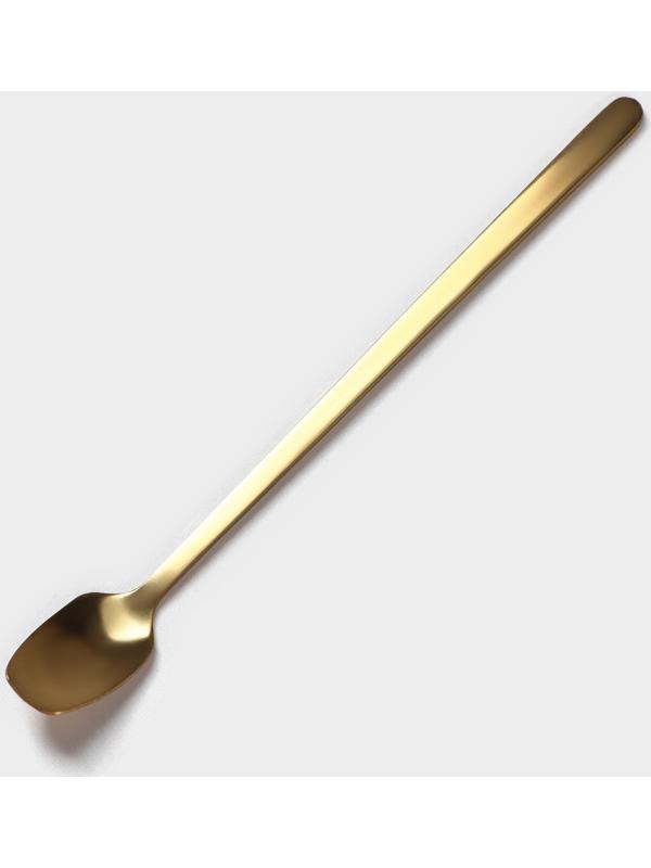 Кружка керамическая с ложкой Simple, 350 мл, цвет белый