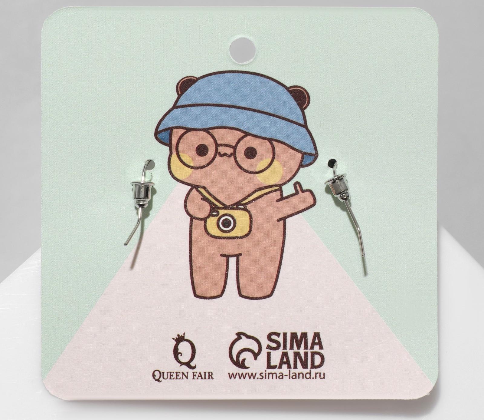 Серьги акрил 