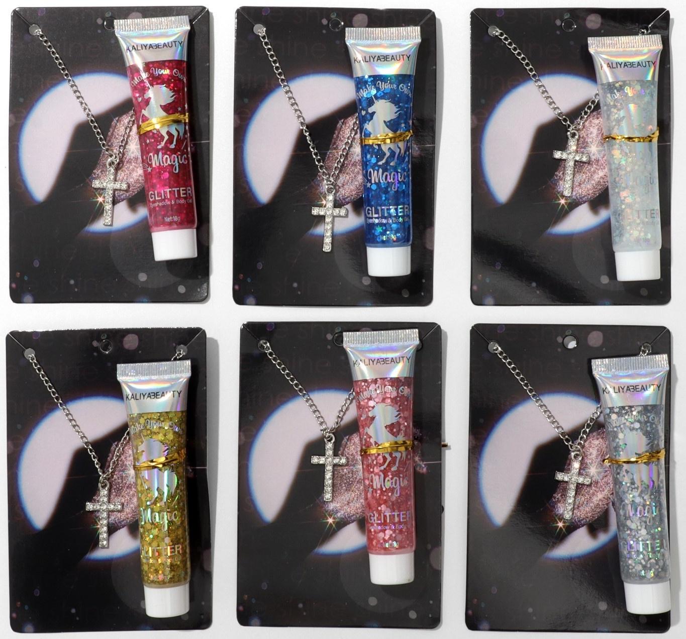 Набор 2 предмета: кулон, глиттер 