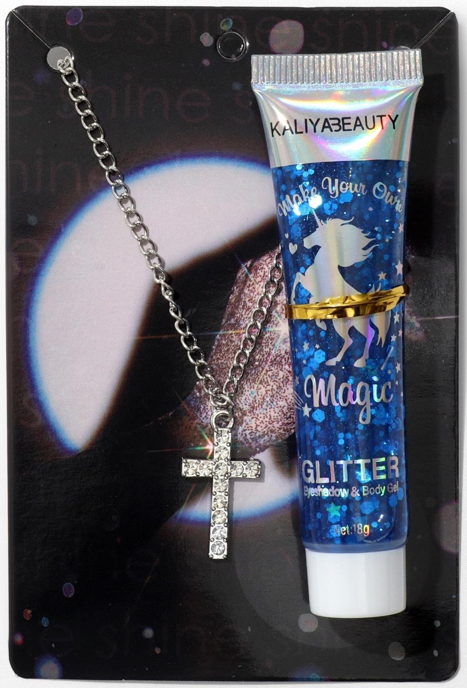 Набор 2 предмета: кулон, глиттер 