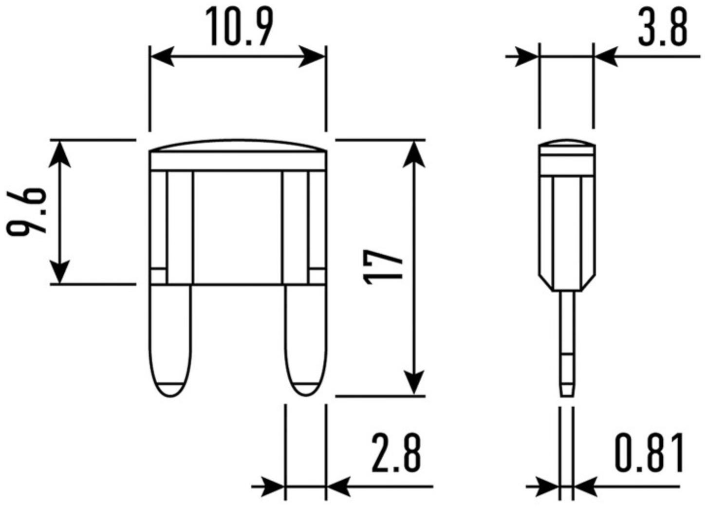 Набор автомобильных предохранителей 